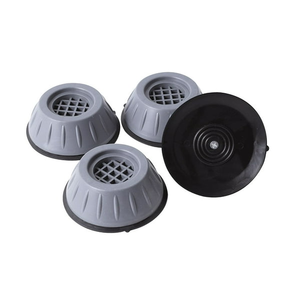Anti Vibration Pads for Washing Machine Dryer, Shock Absorbing Leveling Feet Base, Noise Reduction Stabilizers for Refrigerator Floor Protection Grey (4Pcs)