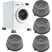 Anti Vibration Pads for Washing Machine with Round - Stops Washer Dryer Moving, Walking - Prevents Noise, Vibration Transfer - Rubber Antivibration Stabilizer Support Feet Mat - 8 Pack