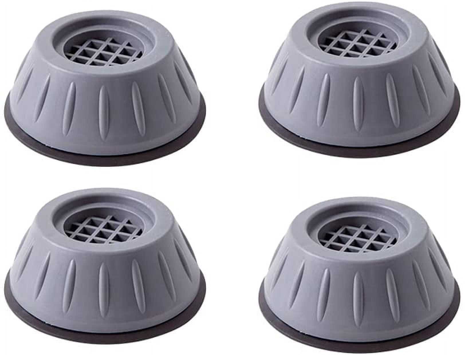 Anti Vibration Pads for Washing Machine Shock and Noise Reducing Washing Machine Support Anti Slip Vibration Rubber Washing Machine Feet Dryer Washer Vibration Stabilizer(1.7D x 0.16 H)