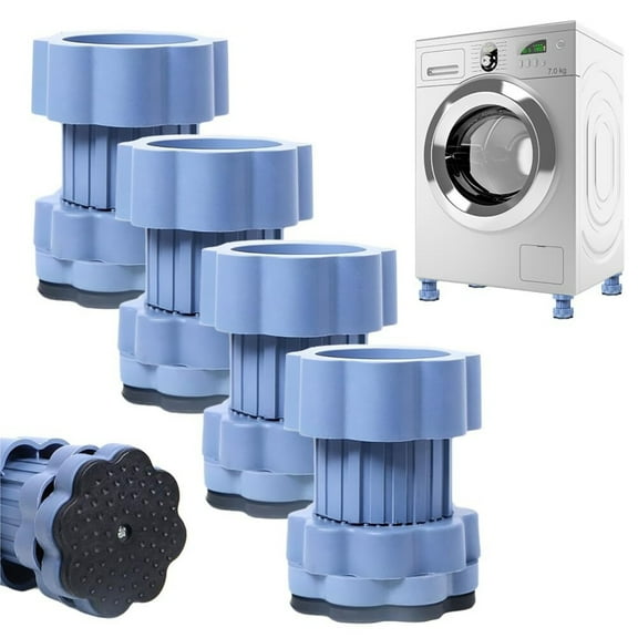 Anti Vibration Pads for Washing Machine, Universal Heightening & Leveling Stand, Adjustable Riser Pads