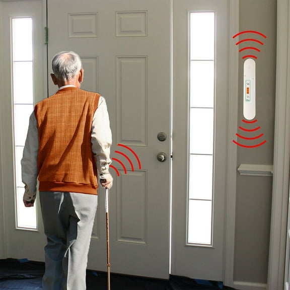 Anti-Wandering Door Bar System with Pager to Help Prevent Wandering