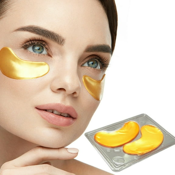 Anti-Wrinkle Collagen Gel Under Eye Mask Hydrating Treatment 12 Pairs - Gold