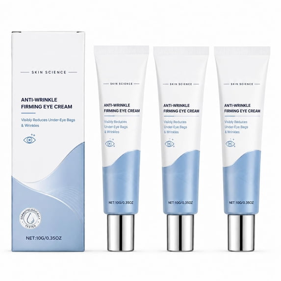 Anti-Wrinkle Firming Eye Cream, Dermatologically Tested, Minimize Under-Eye Bags Fine Lines, Hydrate Brighten Revitalize Eye Area Skin