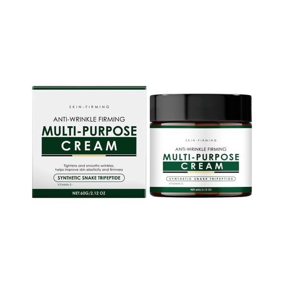 Anti-Wrinkle Firming Multi-Purpose Cream, Gentle Formula Helps Tighten and Smooth Wrinkles, Improve Skin Elasticity and Firmness, Ideal for Daily Facial Skincare