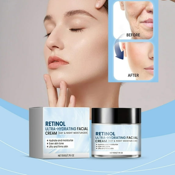 Anti-aging Firming Cream for All Skin Types, Hydrating Wrinkle Treatment, Tightens Skin, Enhances Facial Contours, Youthful Appearance, 50g