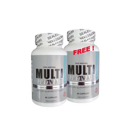 Anti-aging Multi-vitamins with Organic Ingredients 90 + 90 Free Capsules