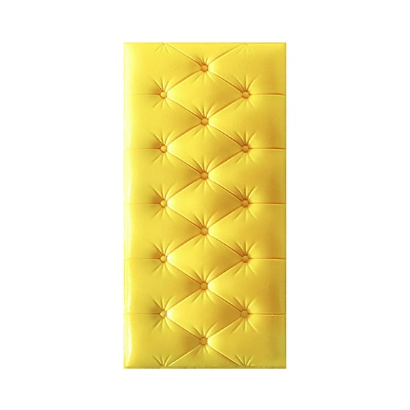 Anti-collision Wall Padded, Thickened 3D Foam Wall Panels, Self Adhesive Upholstered Headboard Panels Decor for Nursery Living Room, Bedroom