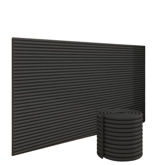 Anti-collision Wall Padding, Soft Peel and Stick Wall Sticker 7.87 Inches Wide by 78.74 Inches Long for Boys Room Safety and Nursery Wall Protection Cushion, Black