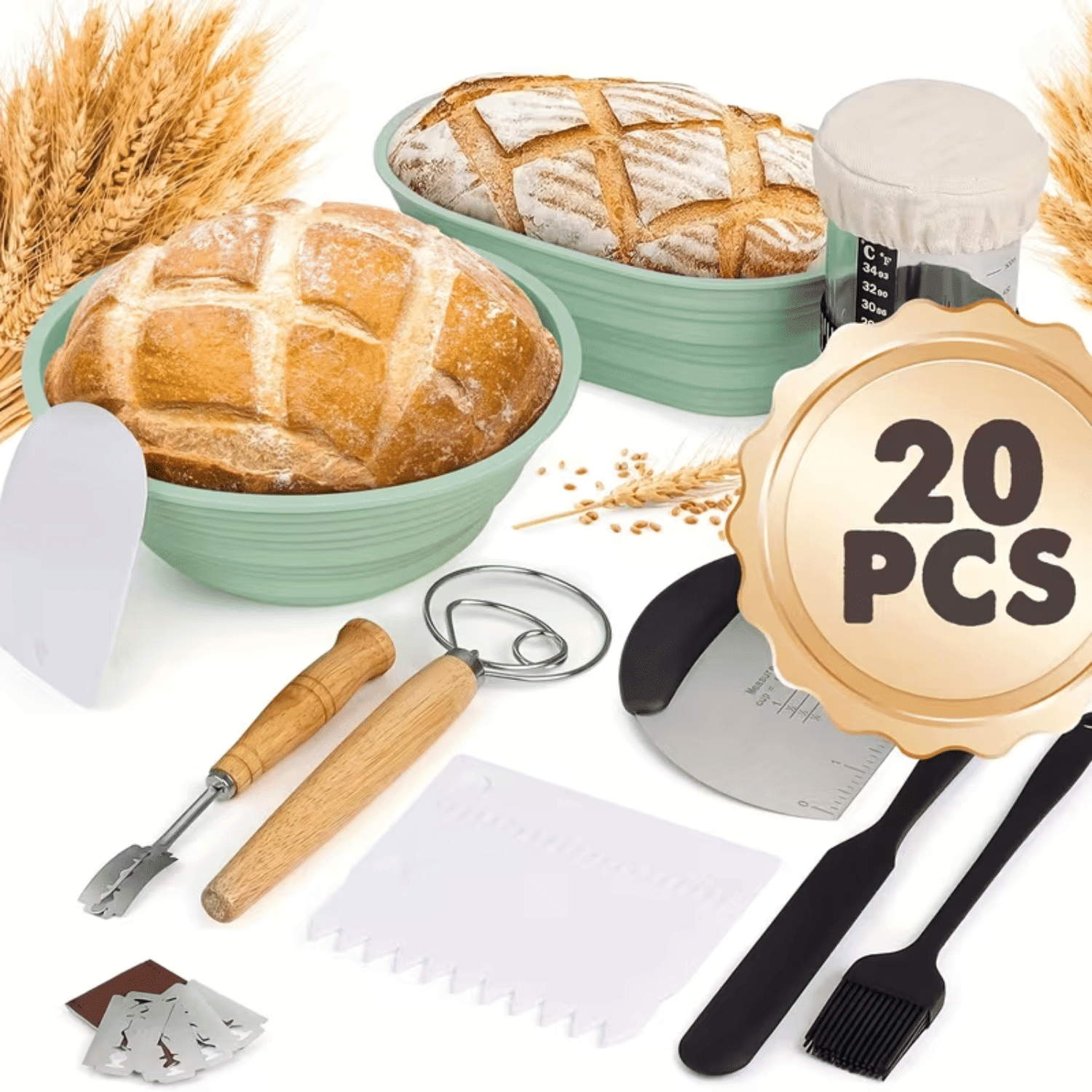 Anti-counterfeit bread basket, sourdough baking supplies, complete ...
