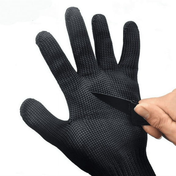 Anti-cut Resistant Gloves Knife Anti-cutting Hand Protect Metal Mesh Breathable Gloves ,Multipurpose Use