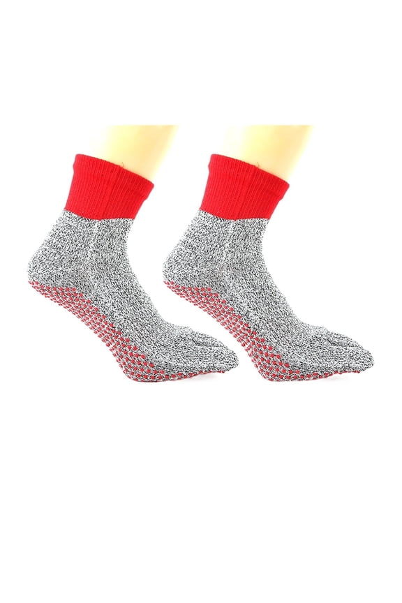 Anti-cut Split Toe Socks 5-level Cut Resistance Barefoot Protective Non-slip Outdoor Camping Beach Wear-resistant Hiking Socks ,Wear-Resistant