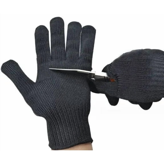 Anti-cutting Safety Protective Gloves Stainless Steel Wire Cut Resistant Training Anti-bite Gloves ,Multipurpose Use