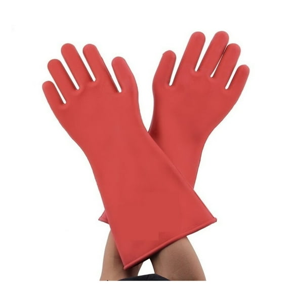 Anti-electricity Protect Rubber Gloves Professional High Voltage Electrical Insulating Gloves Electrician Safety Work Glove
--------
,Secure Fit