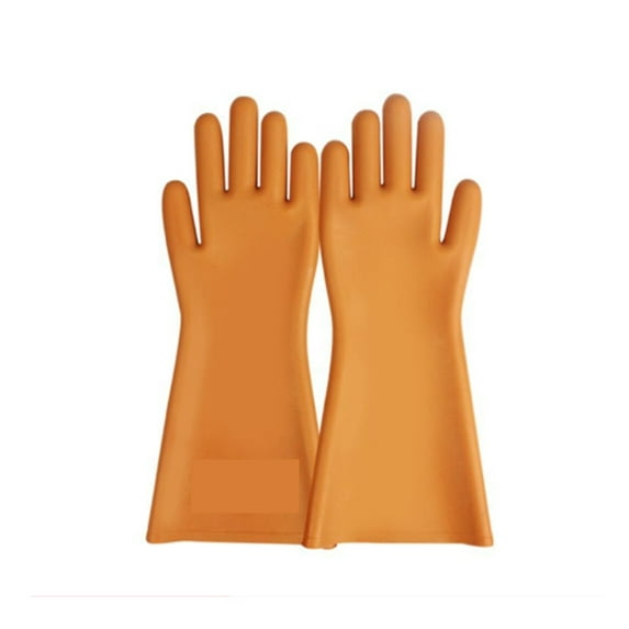 Anti-electricity Protect Rubber Gloves Professional High Voltage Electrical Insulating Gloves Electrician Safety Work Glove
--------
,Secure Fit