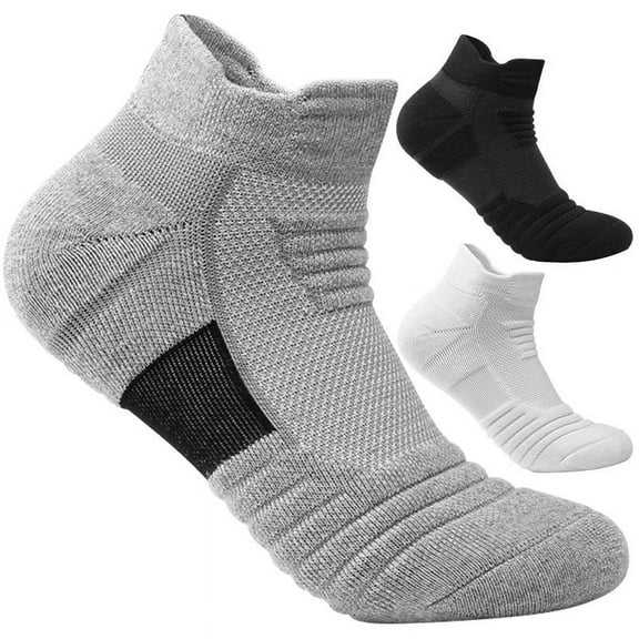 Anti-foam Cushioned Breathable Running Socks, Sports Ankle Sports Socks