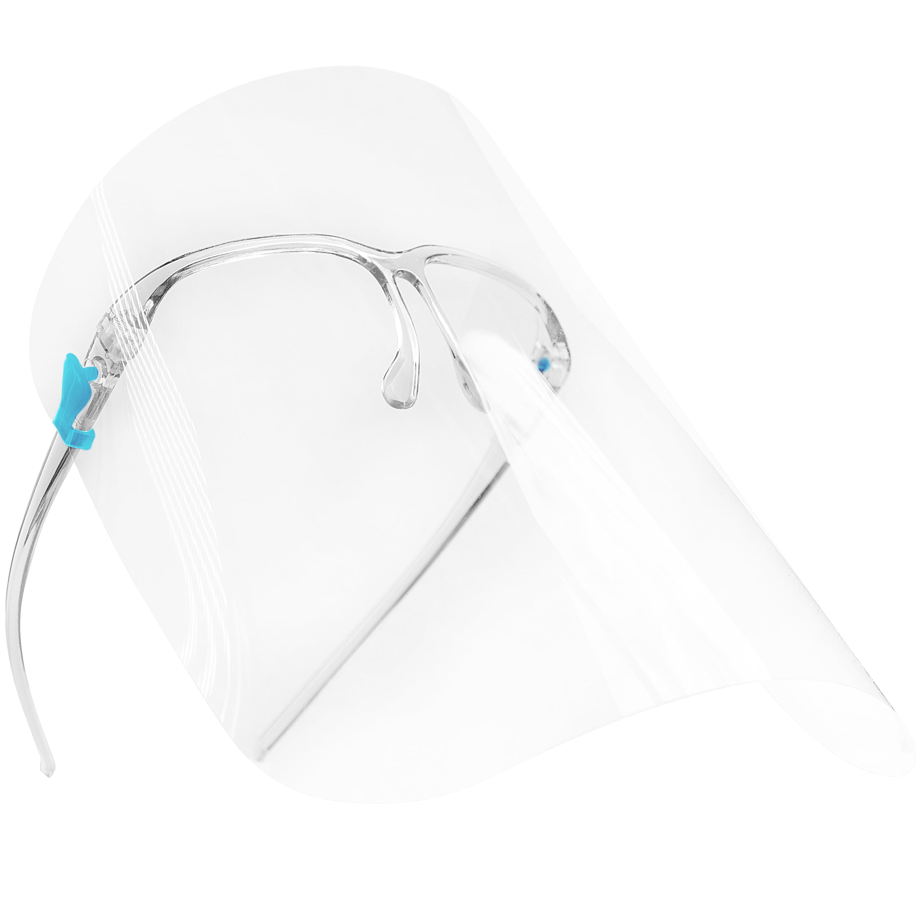 Antifog Face Shields with Glasses Frame Set for Men and Women to