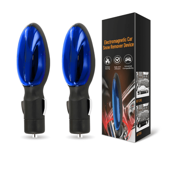 Anti-freezing electromagnetic car snow remover, 2026 new model upgraded anti-freezing, snow removal, ice and frost removal instrument, General Motors windshield snow remover (2-piece set)