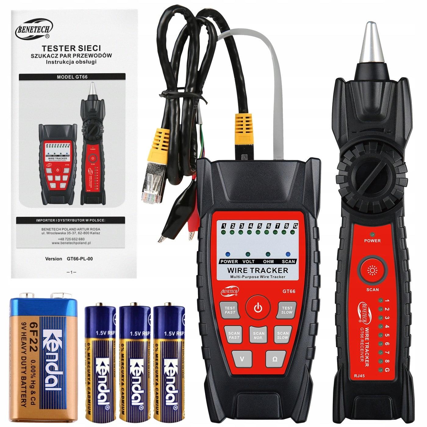 Anti-interference cable locator, network cable tester, network cable locator