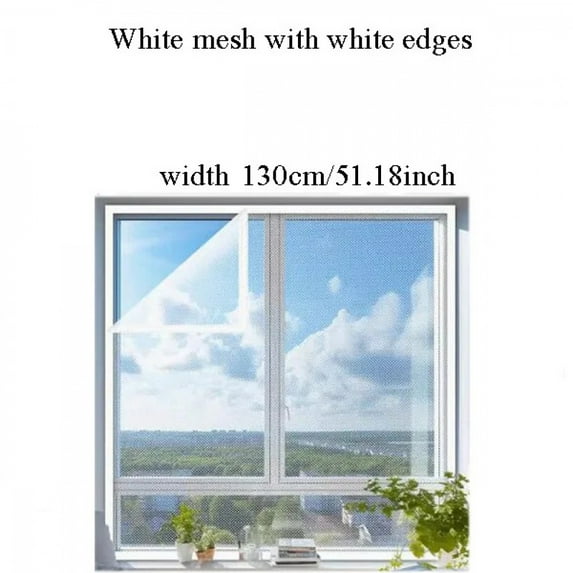 Anti-mosquito window screen self adhesive window mosquito net summer insect proof door mosquitonet for windows Multiple size