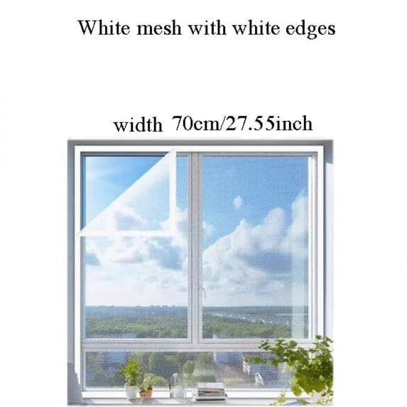 Anti-mosquito window screen self adhesive window mosquito net summer insect proof door mosquitonet for windows Multiple size