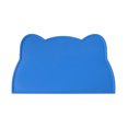 thumbnail image 1 of Anti-overflow Cat Food Mat, Silicone Pet Feeding Mat for Floor Non-Skid Waterproof Dog Water Bowl Tray, Easy to Clean Pet Placemat(9.5"*17.3",Blue), 1 of 2