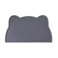 thumbnail image 1 of Anti-overflow Cat Food Mat, Silicone Pet Feeding Mat for Floor Non-Skid Waterproof Dog Water Bowl Tray, Easy to Clean Pet Placemat(9.5"*17.3",Gray), 1 of 2