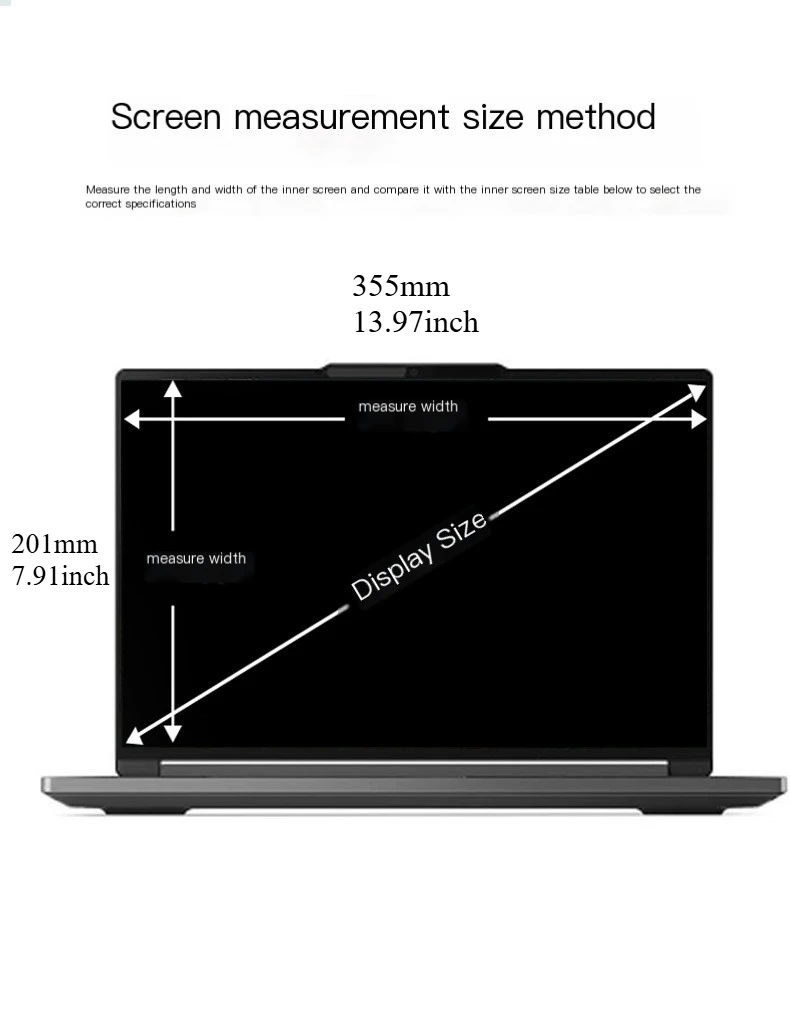 Anti-peeping Screen Protector For Laptop Computer 14 15.6 17 inch 12.5 ...