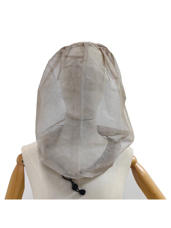 Anti-radiation Head Hood, Bee-proof Pure Silver Fiber Mesh Face Cover, Block Signal WiFi, Conductive Faraday Headgear Protect Head from Harmful EMF RF