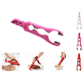 thumbnail image 1 of Anti-scald Bowl Clamp 3-in-1 Heat-Resistant Kitchen Tongs with Built-in Jar Opener Multi-angle Hot Plate Gripper Tongs(Pink), 1 of 8