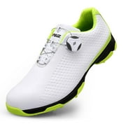 Anti-skid Waterproof Golf Shoes for Men with Lace System