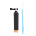 thumbnail image 1 of Anti slip Floating Bobber Stick Floaty Hand Grip Monopod for Xiaomi Yi(Orange), 1 of 8