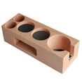 Anti-slip Foot Pads Wooden Espresso Tamper Mat Stand Tamper Station ...