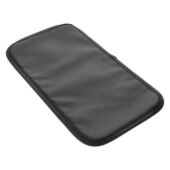 KHBUAB Sleek Black Armrest Cover for Car Center Console with Antislip and Breathable Features