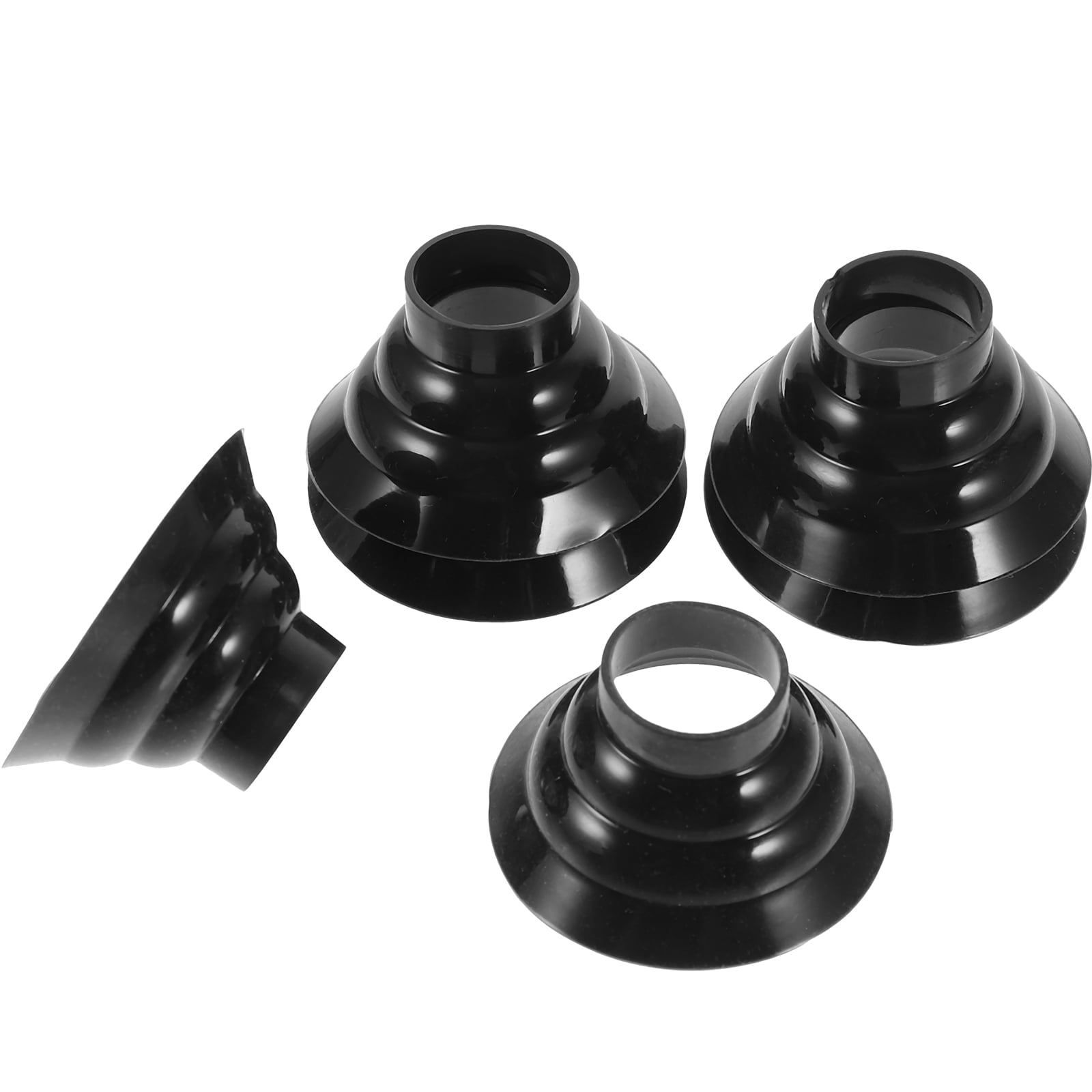 Antislip Rubber Head Protective Covers (black) 6 Pieces Foot Pads