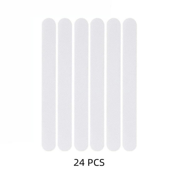 Anti-slip Strips, Safety Shower Treads Stickers - 24 Pcs, Bathtub Non Slip Stickers, Anti Skid Tape for Shower,Tub,Steps, Floor-Strength Adhesive Grip Appliques for Baby,Senior,Adult