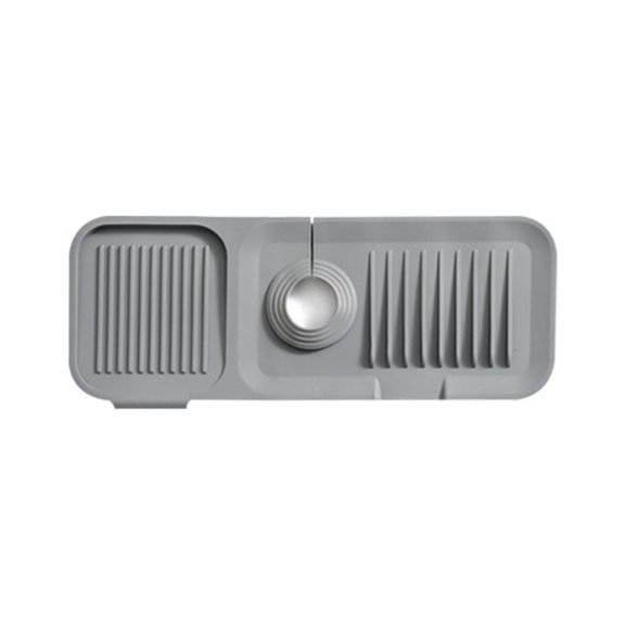 Anti-splash Guard for Kitchen Sink Silicone Faucets Guard Mat Drain Drying Pad