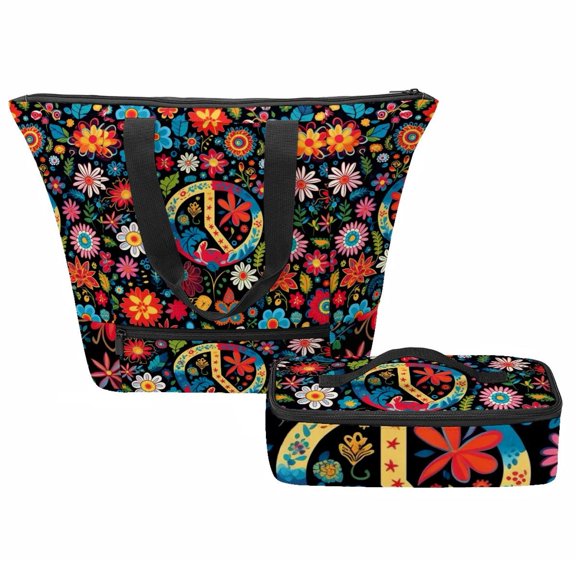 Anti splashing water Tote Bag with Waterproof Aluminum Film for Heat Preservation - 900D Encrypted Oxford Cloth, - Size 52x36.5x14.5x32 cm/20.1x14.3x5.7x12.5 in