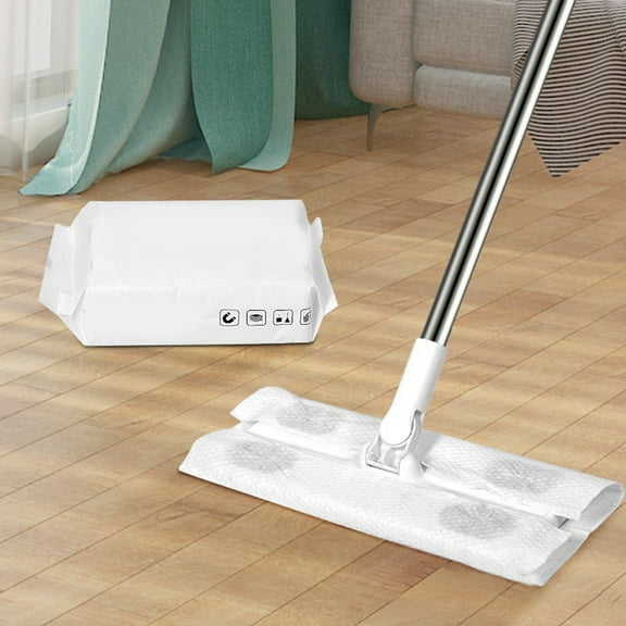 Anti-static dust removal paper wipes hands-free flat dry wet wipes mop