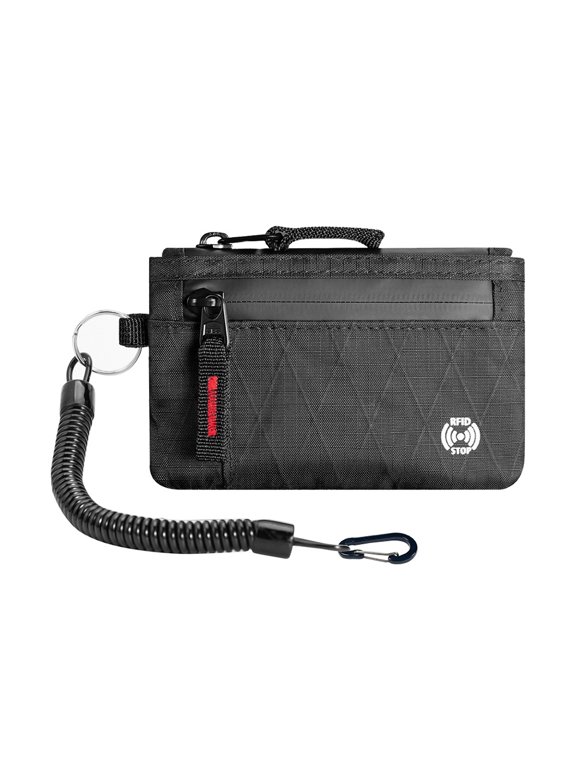 Anti-theft Card Holder RFID Coin Purse Portable Key Holder Multifunctional Travel Document Wallet