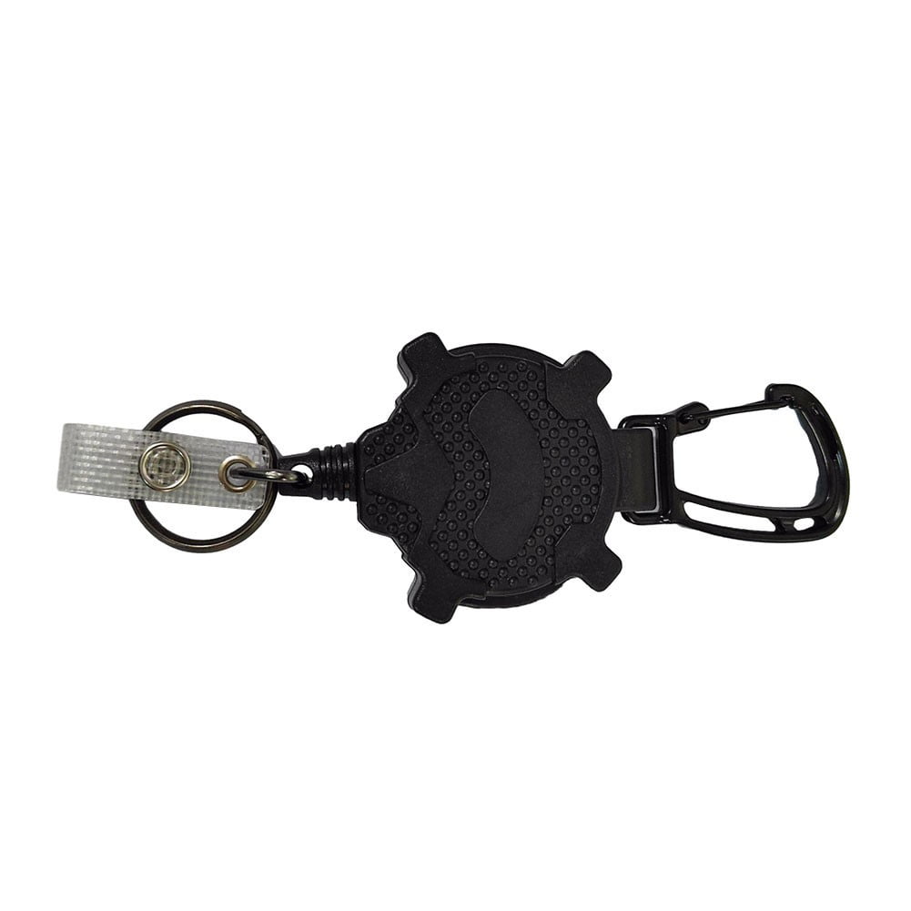 Antitheft Keychain carabiner with wire rope 60cm Retractable Keychain