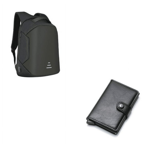 Anti-theft laptop backpack,Red coffee