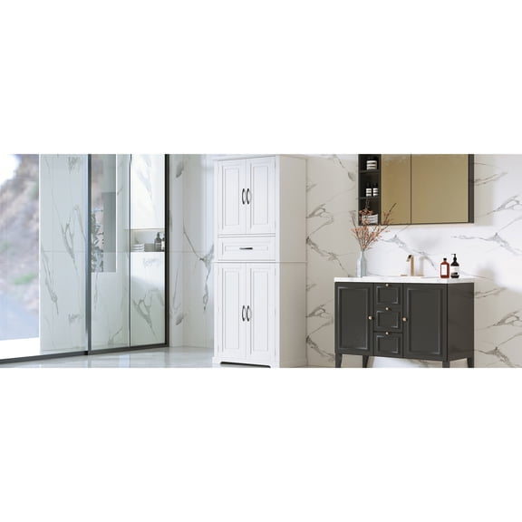 Anti - tipping Storage Solution - Office or Bathroom Storage with Safe Usage