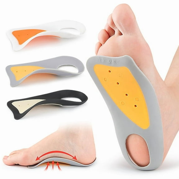 Anti-wear Sole Protector Thin Silicone Insoles for Men/women Shoes Shock Absorption Anti-slip Heel Patch Maximum Freedom