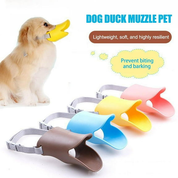 AntiBark Duck Muzzle For Small Dogs Adjustable Pet Safety Mouth Muzzles Ne