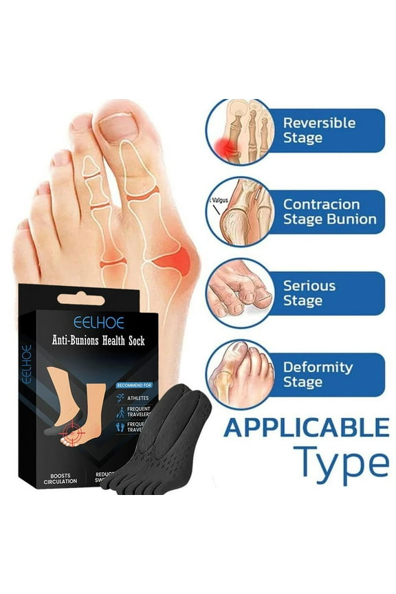 AntiBunions Health Sock, Toe Socks Women Five Finger Socks, Anti Slip Socks For Bunions Small, Woman Toes Socks Cotton Five Finger Sock