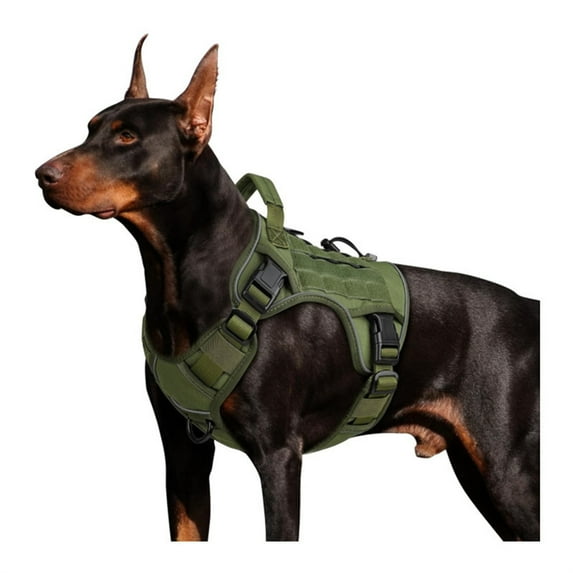 AntiEscape Dog Harness For Large Breeds Padding Reflective Adjusting Chest Strap Pet Walking Gear for Outdoor Activity