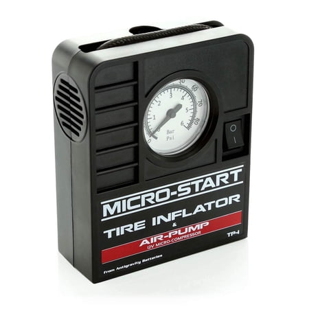 AntiGravity 12 V Multipurpose Ultra Compact TIRE Inflator, Air Pump +Plus: AG-MSA-9A