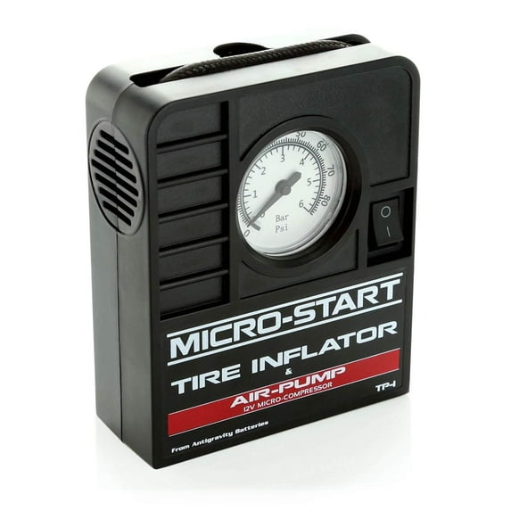 AntiGravity 12 V Multipurpose Ultra Compact TIRE Inflator, Air Pump +Plus: AG-MSA-9A