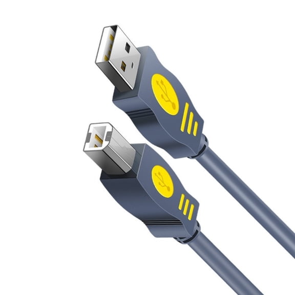 AntiInterference USB2.0 Printer Cord with Ferrite Cores for Clear Data Transmission and Wide Device Compatibility