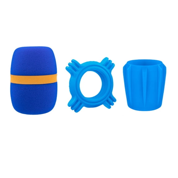 AntiRoll Microphone Rings Foam Windscreens Bottom Rod Sleeve Holder For Noise Reductions In Recording Studios Home